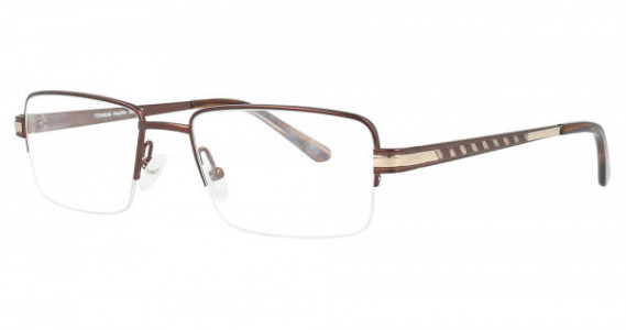 Esquire 8657 Eyeglasses, MATT BROWN