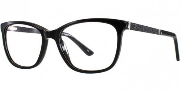 Adrienne Vittadini AV 1252 Eyeglasses, BLACK/GOLD