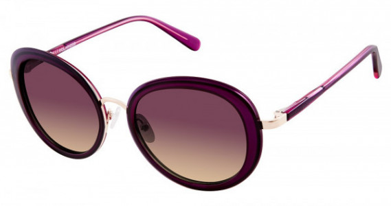 Sperry Top-Sider ALOHA Sunglasses, C03 EGGPLANT (ROSE GRADIENT)