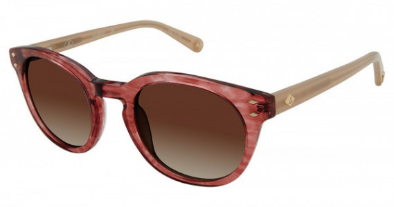 Sperry Top-Sider CALYPSO Sunglasses, C03 TRANS ROSE HORN (BROWN GRADIENT)