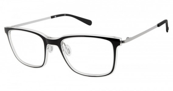 Sperry Top-Sider HASLAR Eyeglasses, C01 BLACK/CRYSTAL