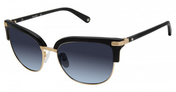 Sperry Top-Sider KATHERINE Sunglasses, C01 BLACK/GOLD (GREY GRADIENT)