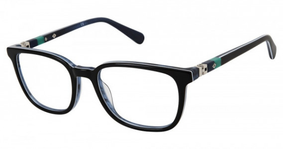 Sperry Top-Sider KITTALE Eyeglasses, C01 BLACK/NAVY HORN