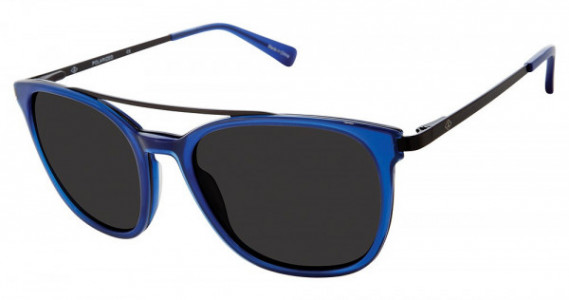 Sperry Top-Sider LEEWARD Sunglasses, C03 TRANS BLUE (DARK GREY)