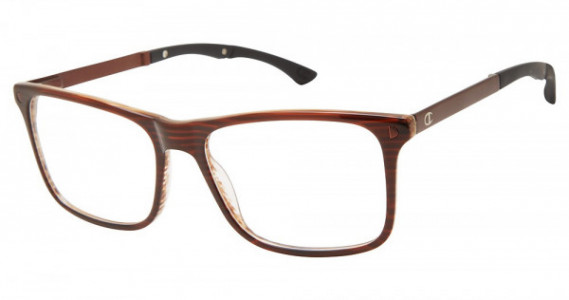 Champion TRIL Eyeglasses, C02 BROWN/HORN