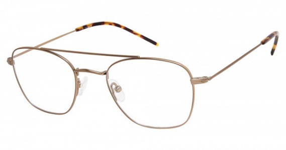 TLG NU036 Eyeglasses, C01 BRUSHED GOLD