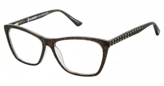 Glamour Editor's Pick GL1006UF Eyeglasses, C01 BLACK GLITTER