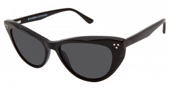 Glamour Editor's Pick GL2015 Sunglasses, C01 BLACK (SOLID GREY)