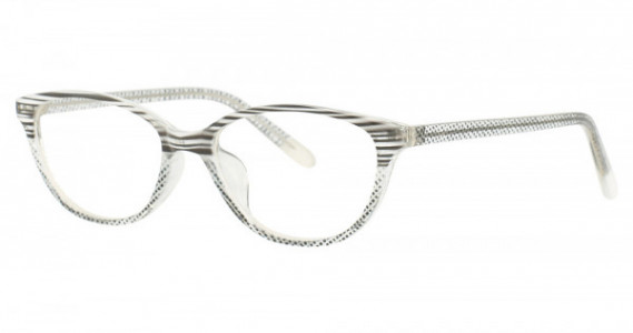 Lido West COCONUT Eyeglasses, GRY/STRIPE