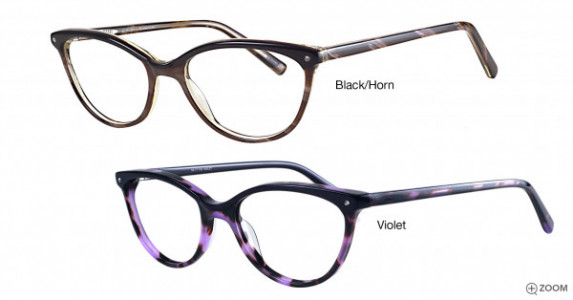 Bulova Newport Eyeglasses, Black/Horn