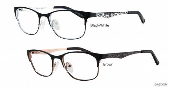 B.U.M. Equipment Amused Eyeglasses, Black/White