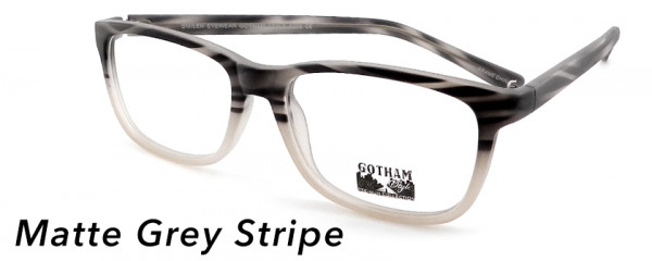 Smilen Eyewear 256 Eyeglasses, Matte Grey Stripe