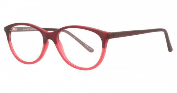 Smilen Eyewear 3083 Eyeglasses, Matte Red Fade