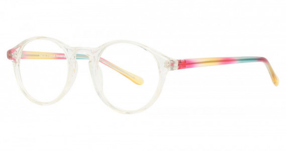 Smilen Eyewear Future Eyeglasses, Crystal/Fuchsia