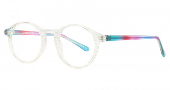 Smilen Eyewear Future Eyeglasses, Crystal/Rainbow