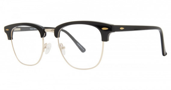 Smilen Eyewear Kingpin Eyeglasses, Gold/Black