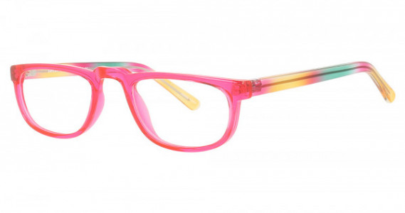 Smilen Eyewear Rudy Eyeglasses, Pink Multi