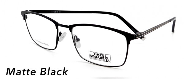 Smilen Eyewear Studio Eyeglasses, Matte Black