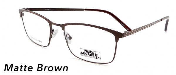 Smilen Eyewear Studio Eyeglasses, Matte Brown