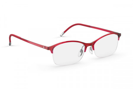 Silhouette SPX Illusion Nylor 2933 Eyeglasses, 3010 Cherry Red