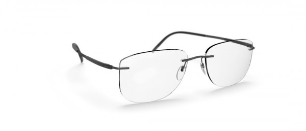 Silhouette Titan Dynamics Contour JF Eyeglasses, 9040 Pure Black