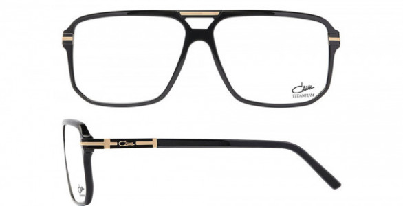 Cazal CAZAL 6022 Eyeglasses, 001 BLACK-GOLD