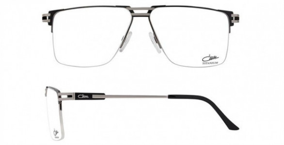 Cazal CAZAL 7076 Eyeglasses, 003 BLACK-GUNMETAL
