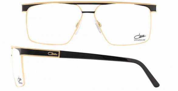 Cazal CAZAL 7078 Eyeglasses, 001 BLACK-GOLD