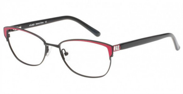 Exces PRINCESS 146 Eyeglasses, 634 Black-Burgundy