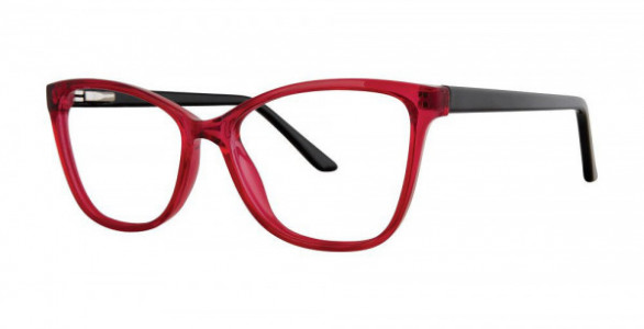 Modern Optical EFFORT Eyeglasses, Cherry/Black