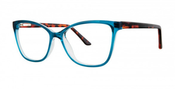 Modern Optical EFFORT Eyeglasses, Teal/Tortoise
