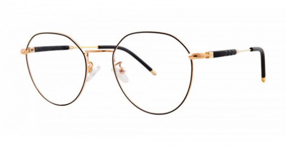 Genevieve CASSIDY Eyeglasses, Matte Black/Gold