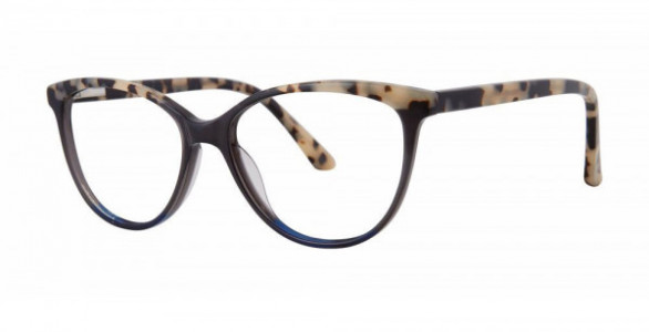 Genevieve PRESLEY Eyeglasses, Black/Ivory Marble/Navy
