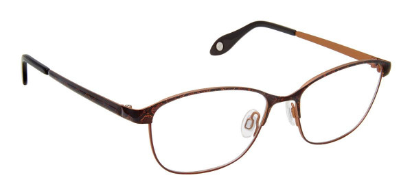 Fysh UK FYSH 3647 Eyeglasses, (S202) BRONZE PYTHON