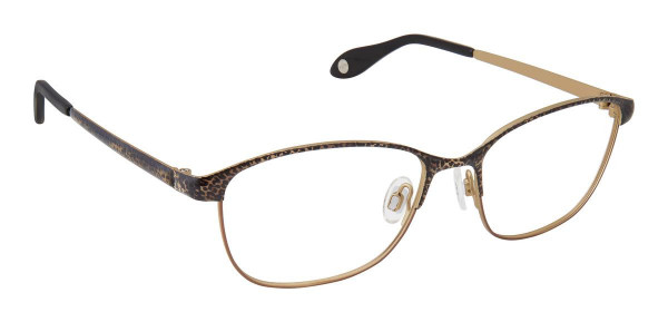 Fysh UK FYSH 3647 Eyeglasses, (S211) GOLD LEOPARD