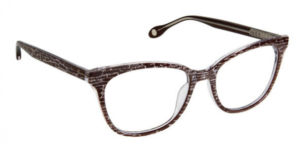 Fysh UK FYSH 3646 Eyeglasses, (S402) BROWN CRYSTAL