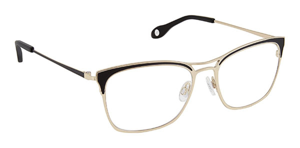 Fysh UK FYSH 3645 Eyeglasses, (S200) GOLD BLACK