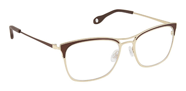 Fysh UK FYSH 3645 Eyeglasses, (S202) GOLD BROWN