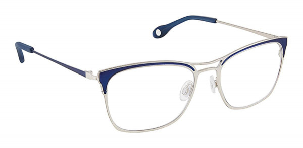 Fysh UK FYSH 3645 Eyeglasses, (S205) SILVER BLUE