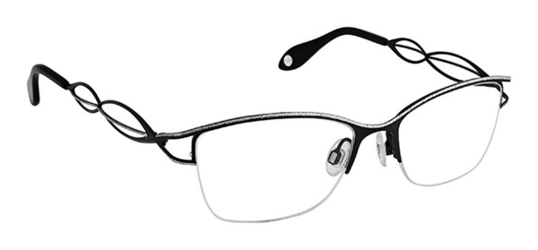 Fysh UK FYSH 3644 Eyeglasses, (S200) BLACK SILVER