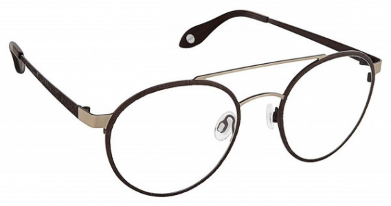 Fysh UK FYSH 3641 Eyeglasses, (M202) BROWN GOLD