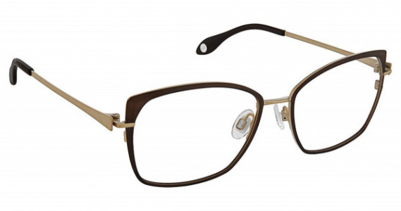 Fysh UK FYSH 3636 Eyeglasses, (M102) BROWN GOLD