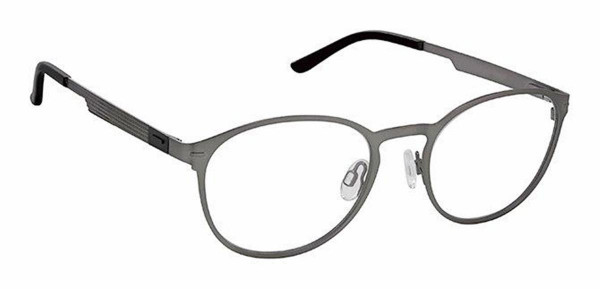 SuperFlex SF-551 Eyeglasses, (M103) GREY BLACK