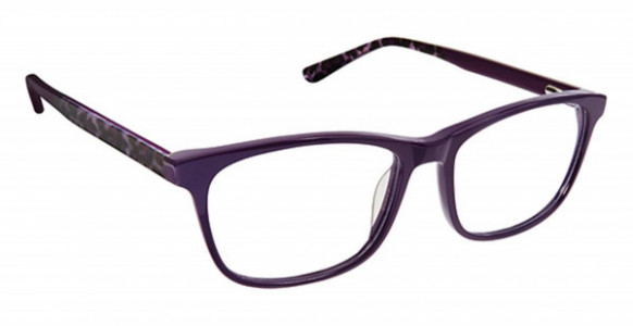 SuperFlex SF-543 Eyeglasses, (S307) PURPLE LEOPARD