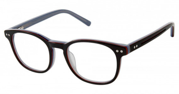 SuperFlex SFK-214 Eyeglasses, S300-BLACK RED BLUE