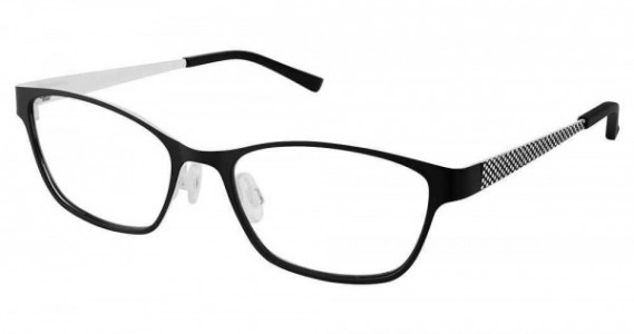SuperFlex SFK-208 Eyeglasses, M100-BLACK WHITE