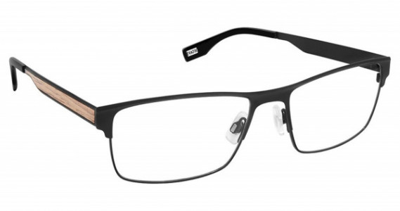 Evatik EVATIK 9197 Eyeglasses, (M100) BLACK WOOD