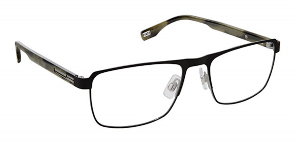 Evatik EVATIK 9196 Eyeglasses, (M100) BLACK GREEN