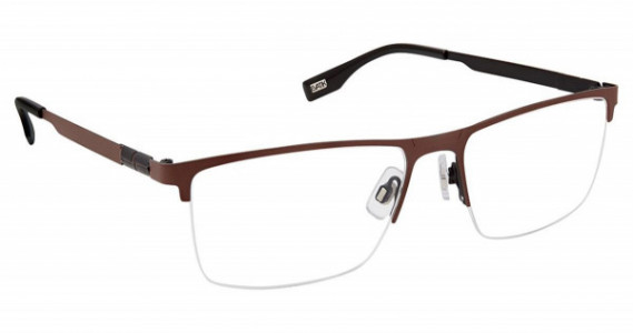 Evatik EVATIK 9194 Eyeglasses, (M102) BROWN BLACK