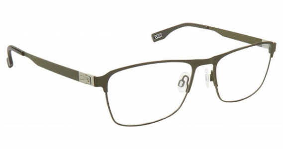 Evatik EVATIK 9191 Eyeglasses, (M116) KHAKI SILVER